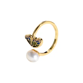 IDOKAWA Freshwater Pearl Alloy Women's Gold