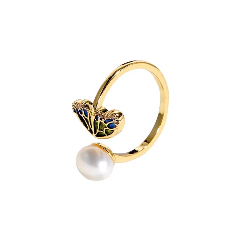 IDOKAWA Freshwater Pearl Alloy Women's Gold-0