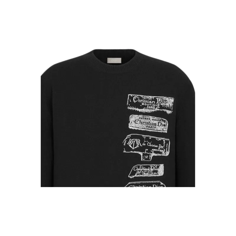 DIOR Logo Printed Crewneck Sweatshirt-3