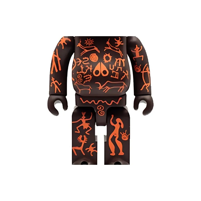 BE@RBRICK x MOOSE KNUCKLES Totem Print 100%400% 7/28cm-1
