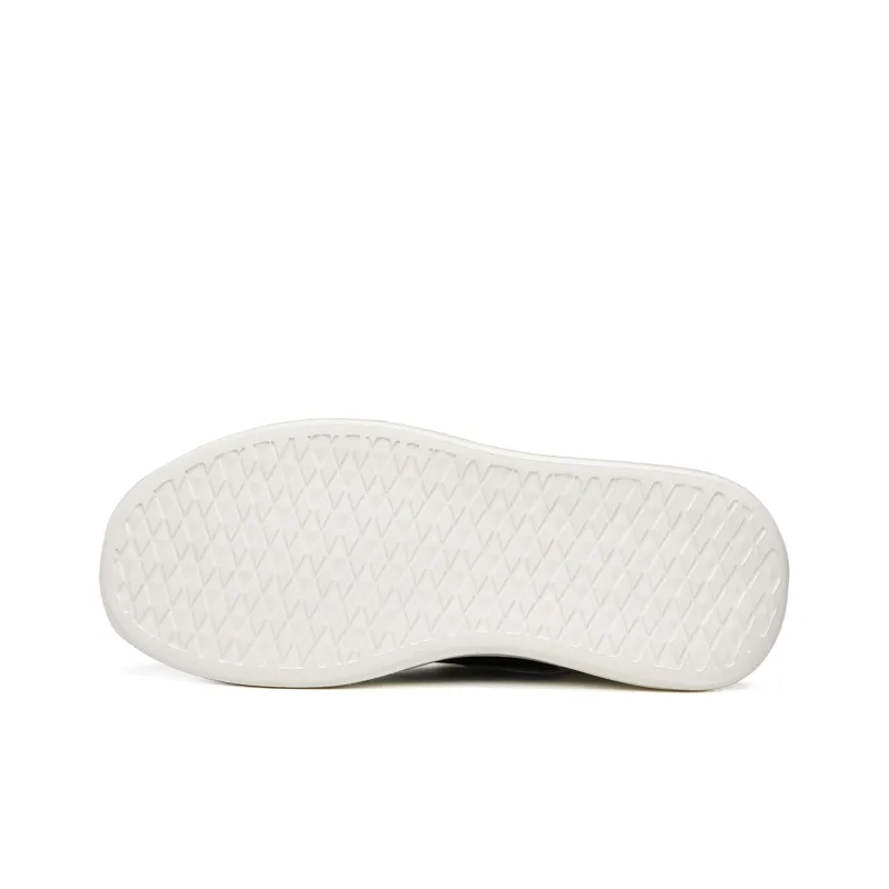 MILLIE'S Cushioning, Wear Resistant Low Top Casual Shoes Men's White Black-6