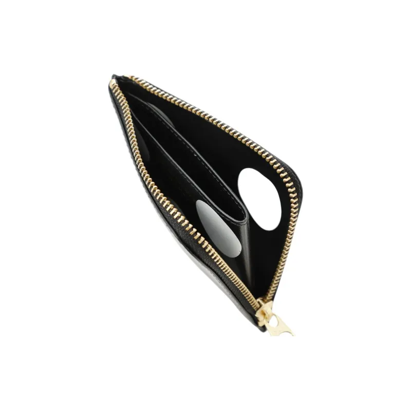 CDG Calfskin Wallet Men's Black-3