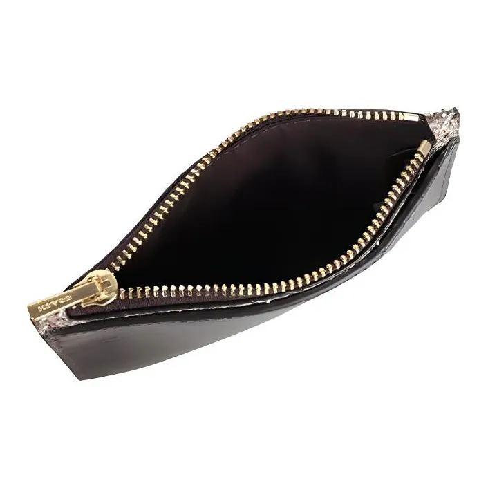 COACH Card Case Leather Card Holder Coin Purse Women's Platinum-2