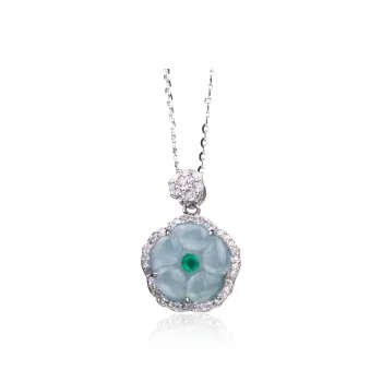 QIXIANG Ice Glutinous Necklaces Women's