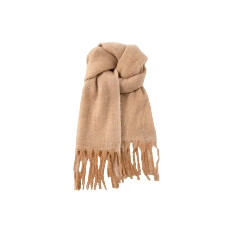 PISHUSHU Polyester Knit Scarves Unisex-0