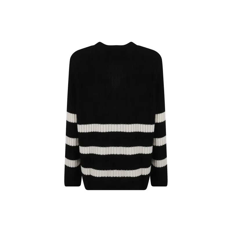 ALLUDE V neck Cardigan-1