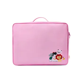 LINE FRIENDS MininiROY6 Polyester Storage Bag Large Size Unisex Pink