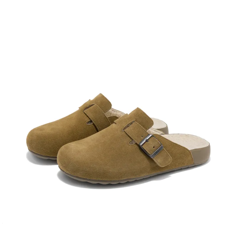 AOKANG Wrap toe Slippers Women's Yellow Brown-3