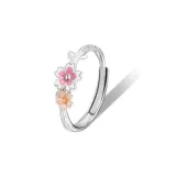 Peach Blossom Love-Women's Ring-S925 Silver