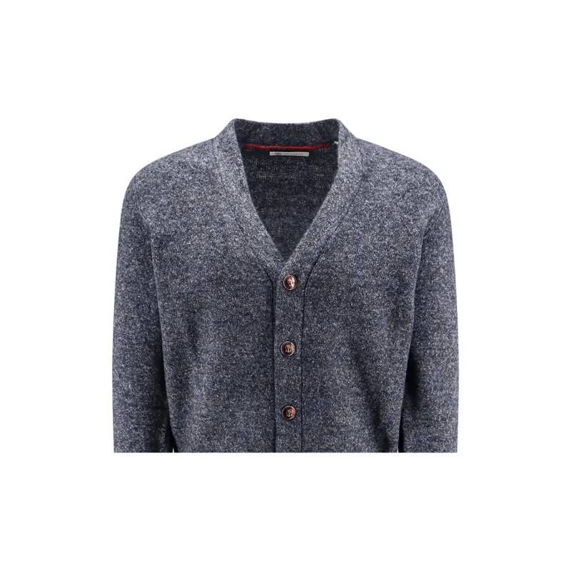 Brunello Cucinelli Buttoned Long-Sleeved Cardigan-3