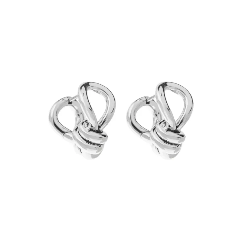 Bottega Veneta Sterling Silver Earrings Women's Silver-1