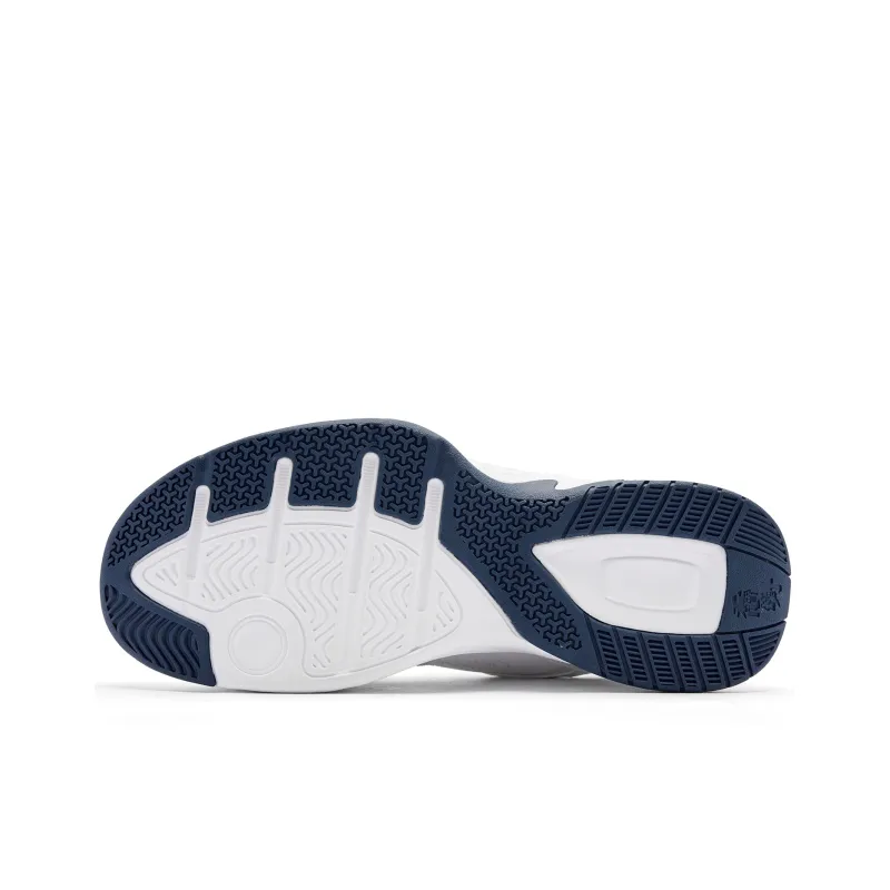QIAODAN Samoy Badminton Shoes Men Low Top Jordan White Graphite Blue-7