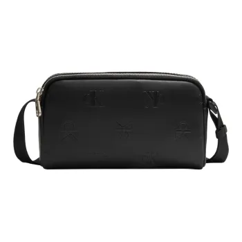 CALVIN KLEIN Synthetic Material Shoulder Bag Medium Size Men's Space Black