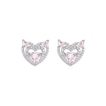 FANCI King Of Glory Series S925 Silver Stud Earrings Women's