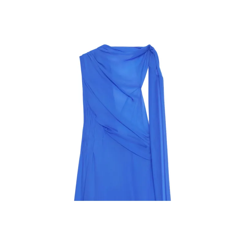 Givenchy Draped Silk Maxi Dress-3