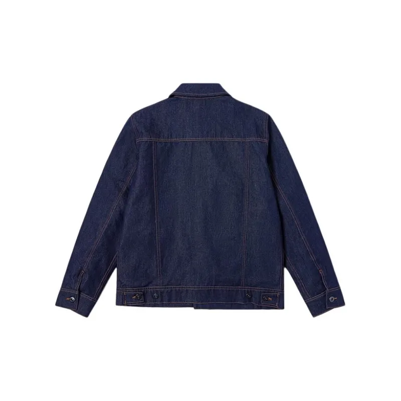 Lee X Alpha Industries Lee Co-branded Model Jackets Unisex Indigo-2