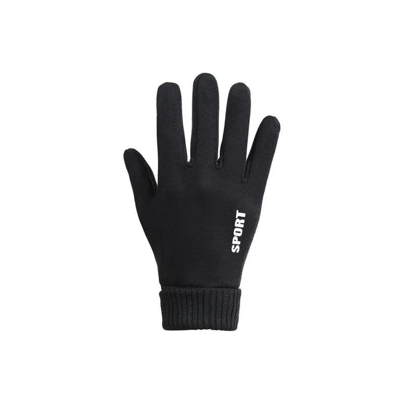 Yamaichi Maru Suede Knit Gloves Unisex-6