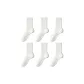 White Knee-High Socks 6 Pack