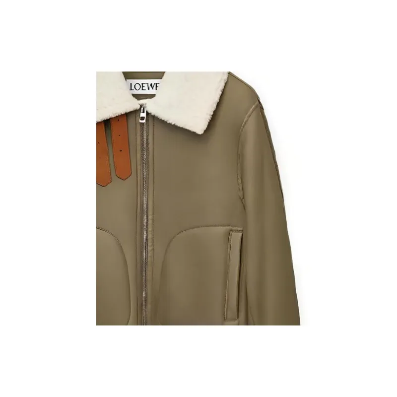 LOEWE Aviator Shearling Jacket-5