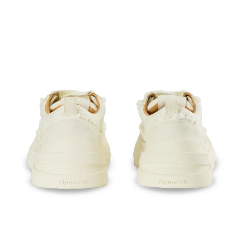 Bipunchik Low Top Skateboard Shoes Unisex White-4