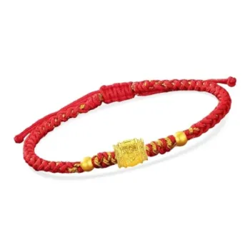 Old Qingyun Silver Building Gold Bracelet Unisex