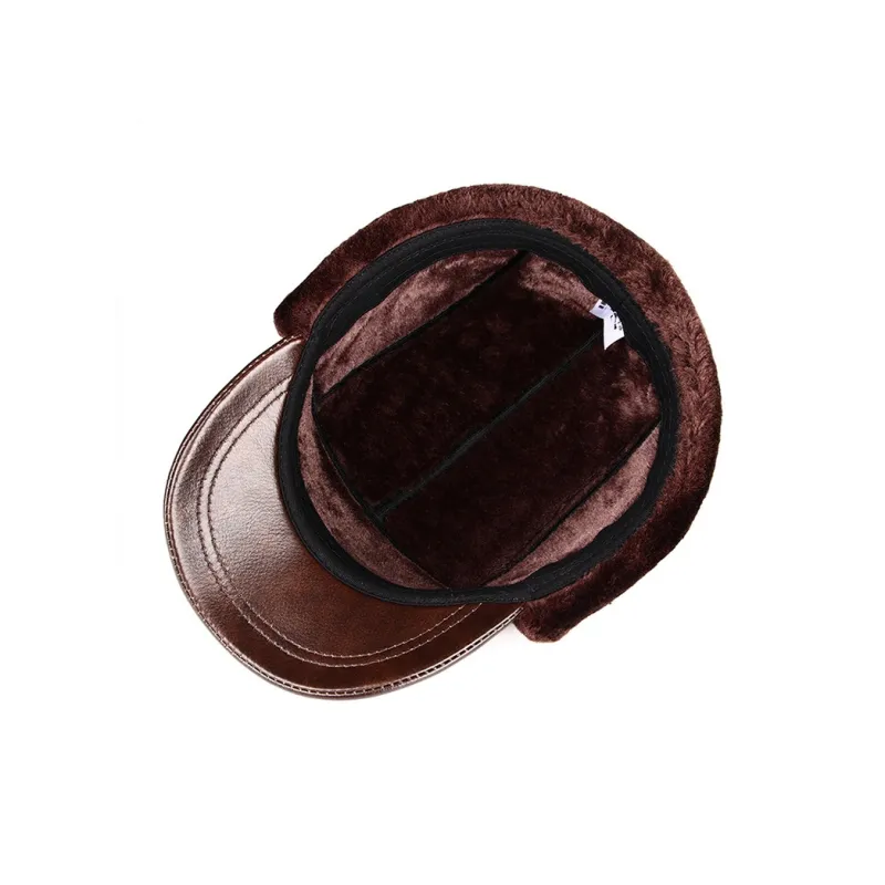 BANDICOOT Cow Leather Trapper Hats Men's-7