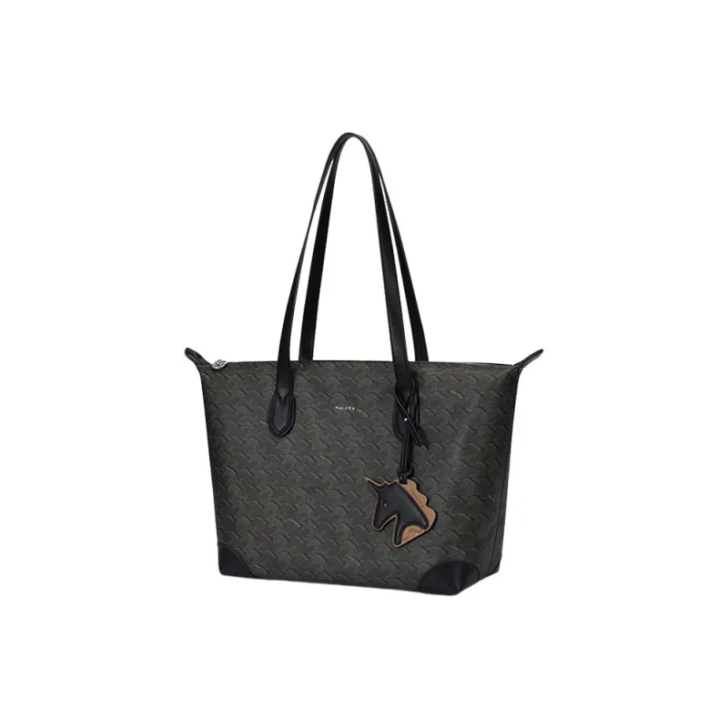 NUCELLE Fabric One Shoulder Shoulder Bag Tote Bag Laptop Bag Shopping Bag Women's Multicolor-15