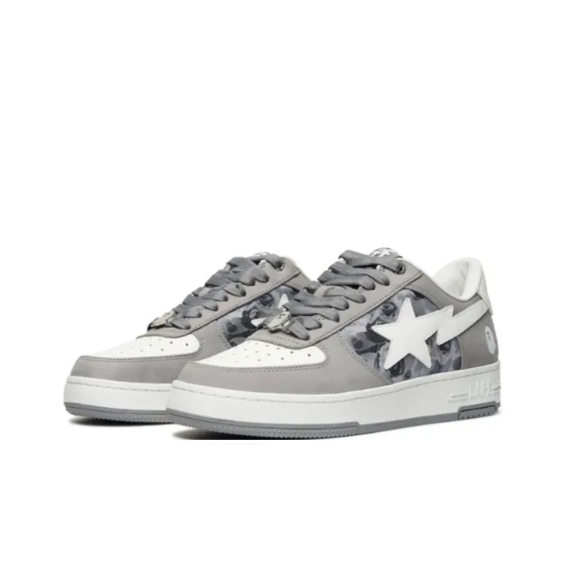 A BATHING APE STA Wear Resistant Low Top Skateboard Shoes Unisex-1