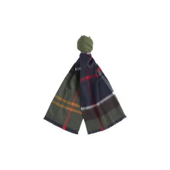 BARBOUR Plaid-check Print Scarf