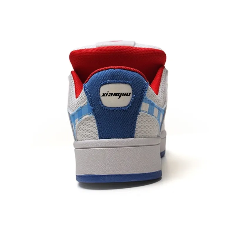 XIANGSU Niche Trendy Fashion Anti Slip Wear Resistant Low Top Skateboard Shoes Women's-24