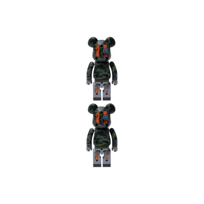 BE@RBRICK X Medicom 1st Camo Shark Superalloy Chogokin BE@RBRICK Green-3