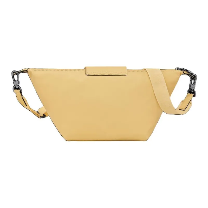 LONGCHAMP Le Pliage Xtra Cow Leather Dumpling Bag, Crossbody Bag, Shoulder Bag Trumpets Women's Wheat White-2