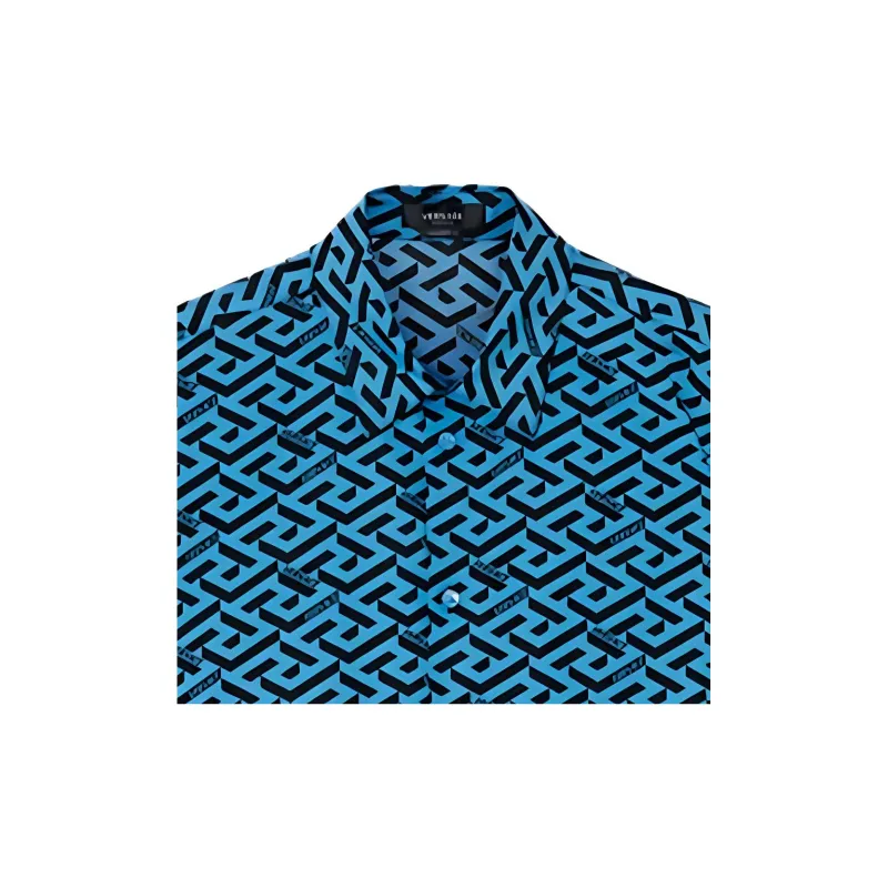 VERSACE VERSACE Shirt Men's Blue-4