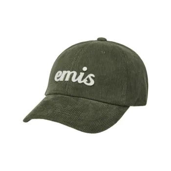 Emis Corduroy, Cotton Baseball Caps Unisex Green