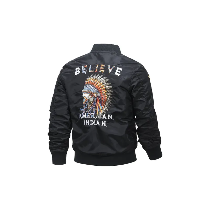 TREK&TRAVEL Baseball Jacket Men's-15