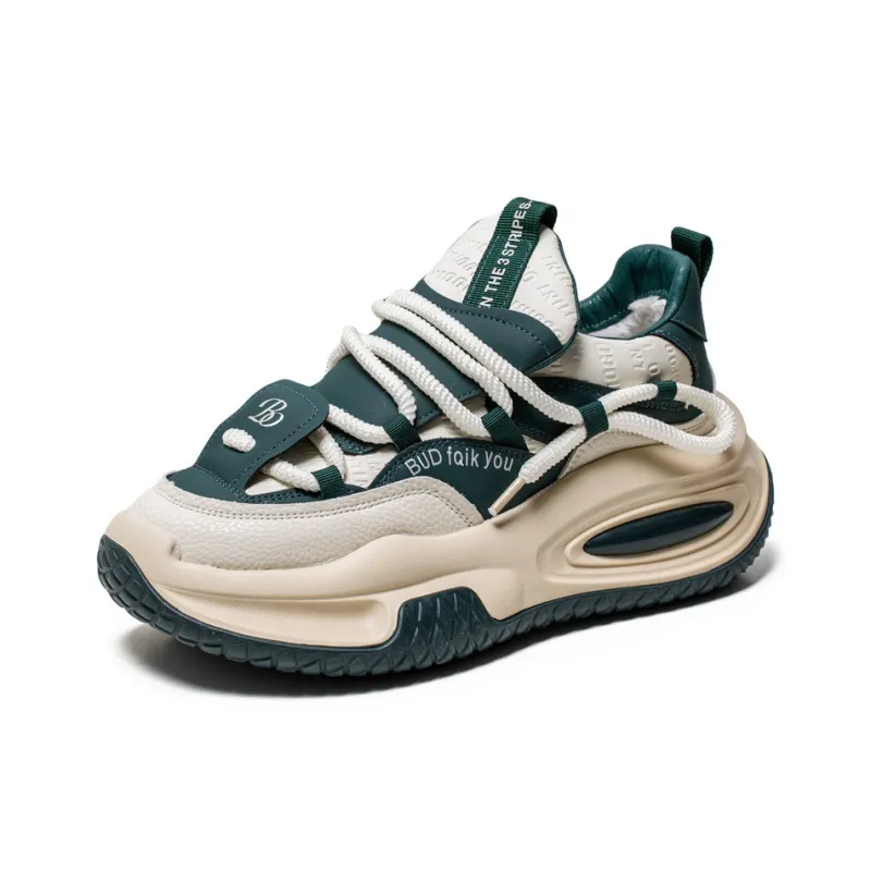 SOURCE Anti Slip And Wear Resistant Breathable Low Top Chunky Sneakers Men's-7