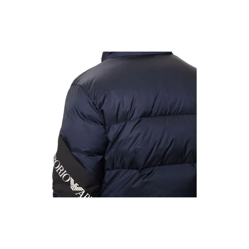EMPORIO ARMANI EA7 Down Jacket Men's Marine Blue-4