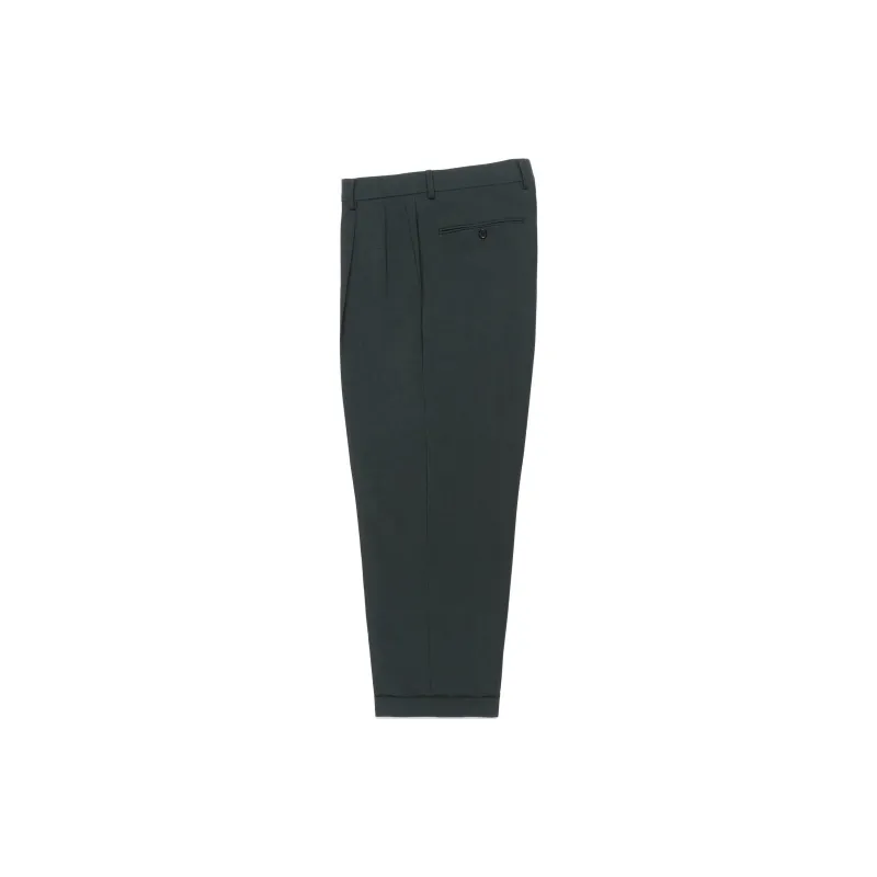 WACKO MARIA x DORMEUIL FW24 Suit Trouser Unisex Dark Green-1