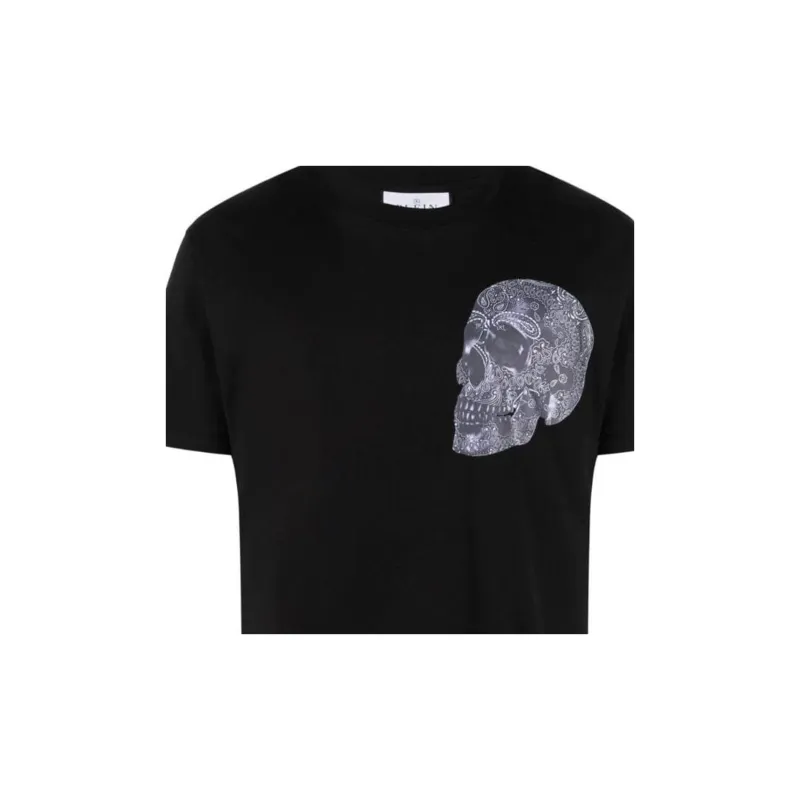 PHILIPP PLEIN Skull print Cotton T shirt-5