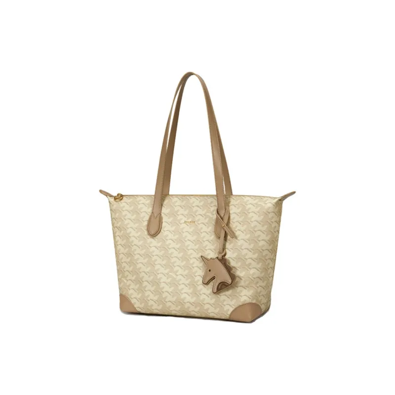 NUCELLE Fabric One Shoulder Shoulder Bag Tote Bag Laptop Bag Shopping Bag Women's Multicolor-2
