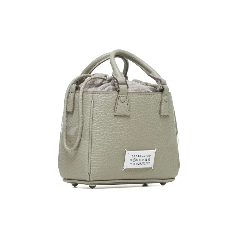 Maison Margiela 5AC Calfskin Shoulder Bag Crossbody Bag Handbag Women's Light Cameo Brown Green-1
