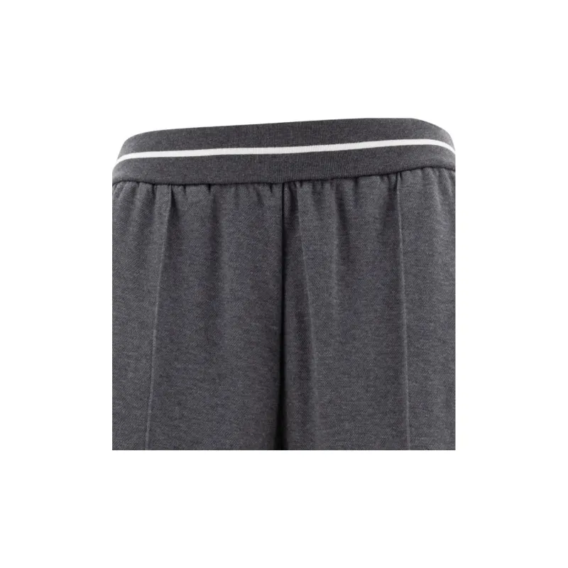 Brunello Cucinelli High Waist Pleated Trousers-2