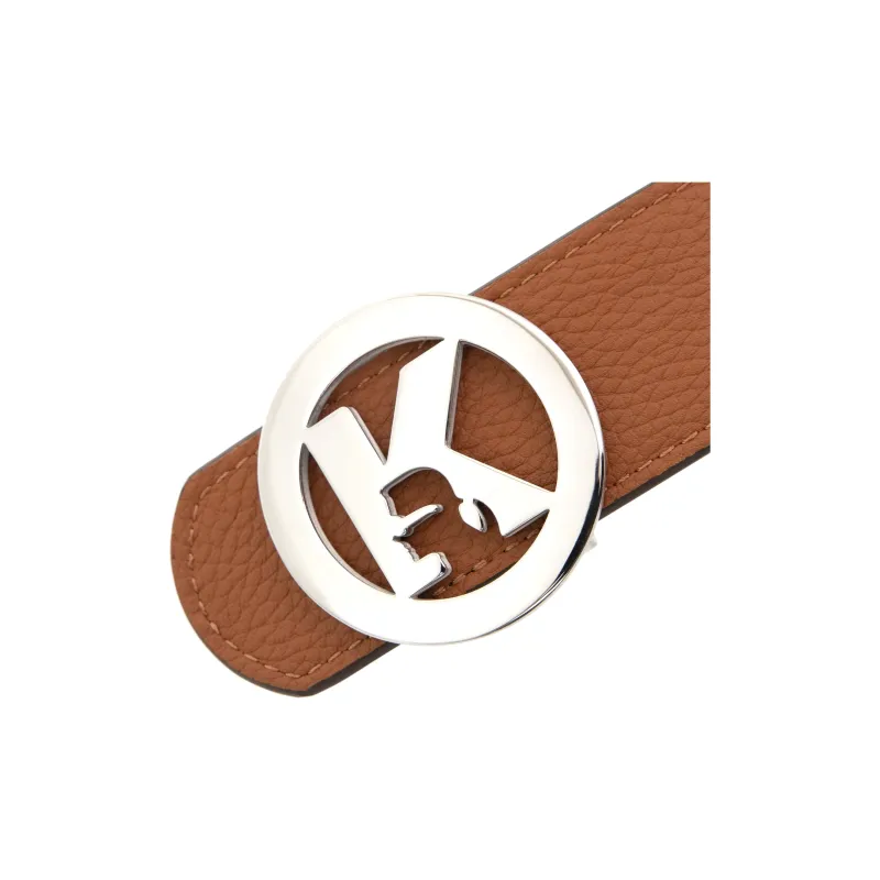 KARL LAGERFELD Top Grain Cow Leather Belts Unisex Width 37mm-2