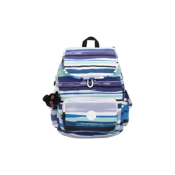 Kipling Polyamide Backpack Regular Unisex Blue & Multicolor