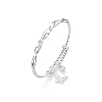 Shang Qianyi S999 Fine Silver Bangles Women's