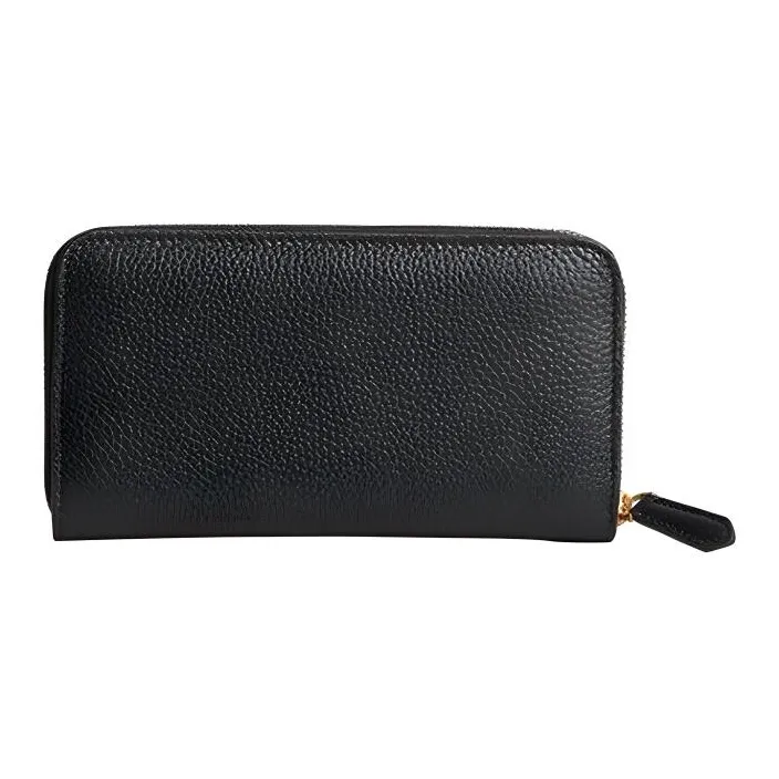 Burberry Cow Leather Card Holder Wallet Regular Men's Black-1