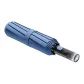 Newly Upgraded-Evening Wave Blue[Rebound-Free Automatic Folding Umbrella-Sunny and Rainy Dual-Use]