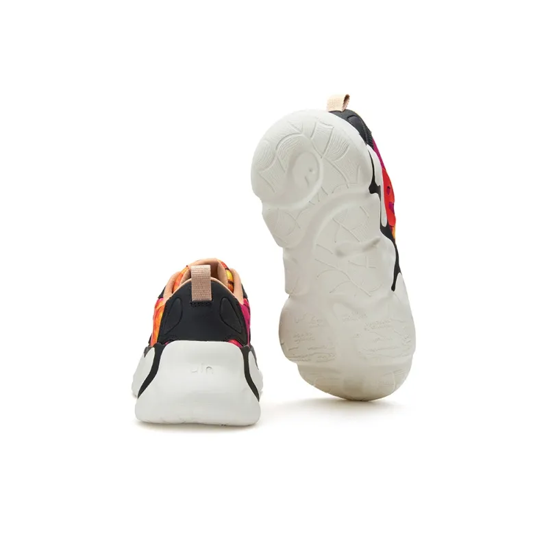 U.IN Painted Travel Shoes Low Top Chunky Sneakers Unisex-3