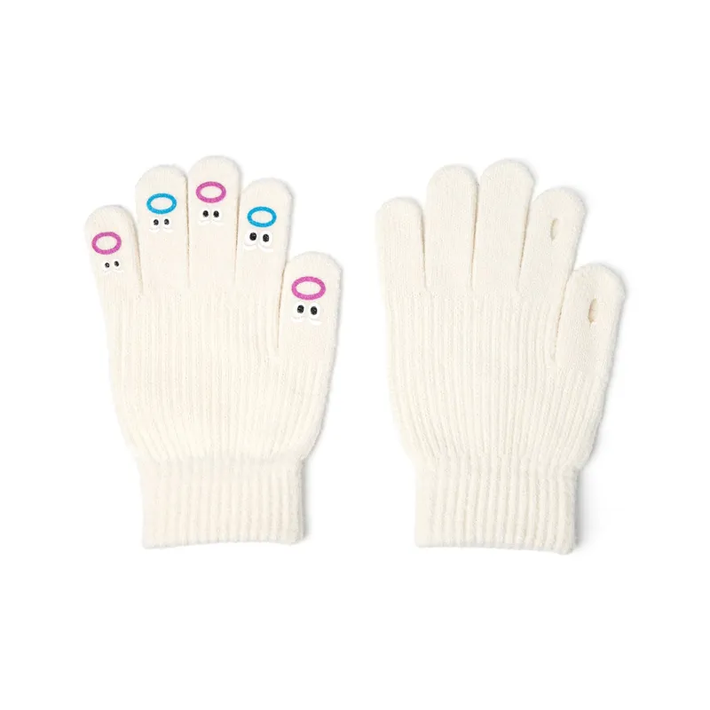BAIJUAN Acrylic Knit Gloves Unisex-3