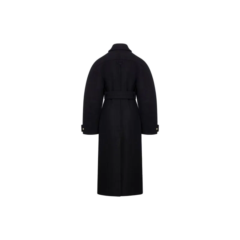 Jacquemus Collared Belted Trench Coat-1